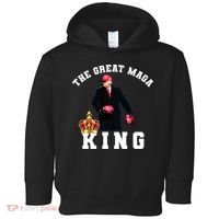 The Great MAGA King Trump 2024 USA Toddler Hoodie thumb 0