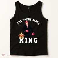 The Great MAGA King Trump 2024 USA Tank Top thumb 2