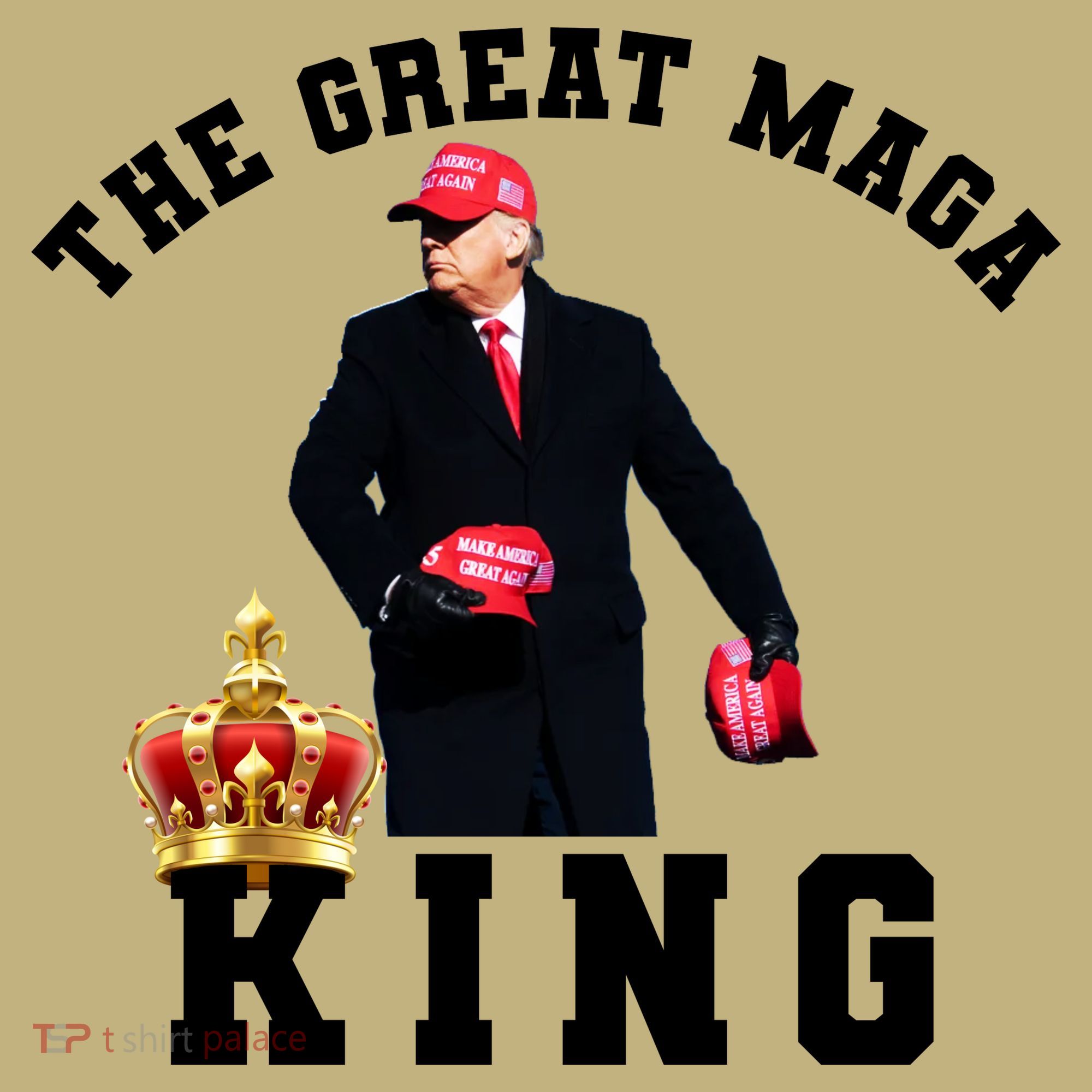 The Great MAGA King Trump 2024 USA Mousepad