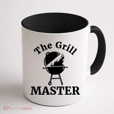 The Grill Master Coffee Mug back