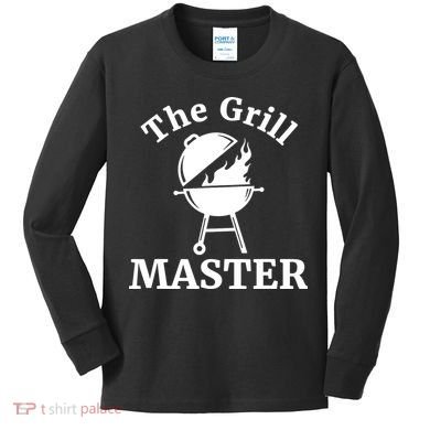 The Grill Master Kids Long Sleeve Shirt