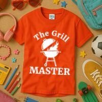The Grill Master Kids T-Shirt thumb 3