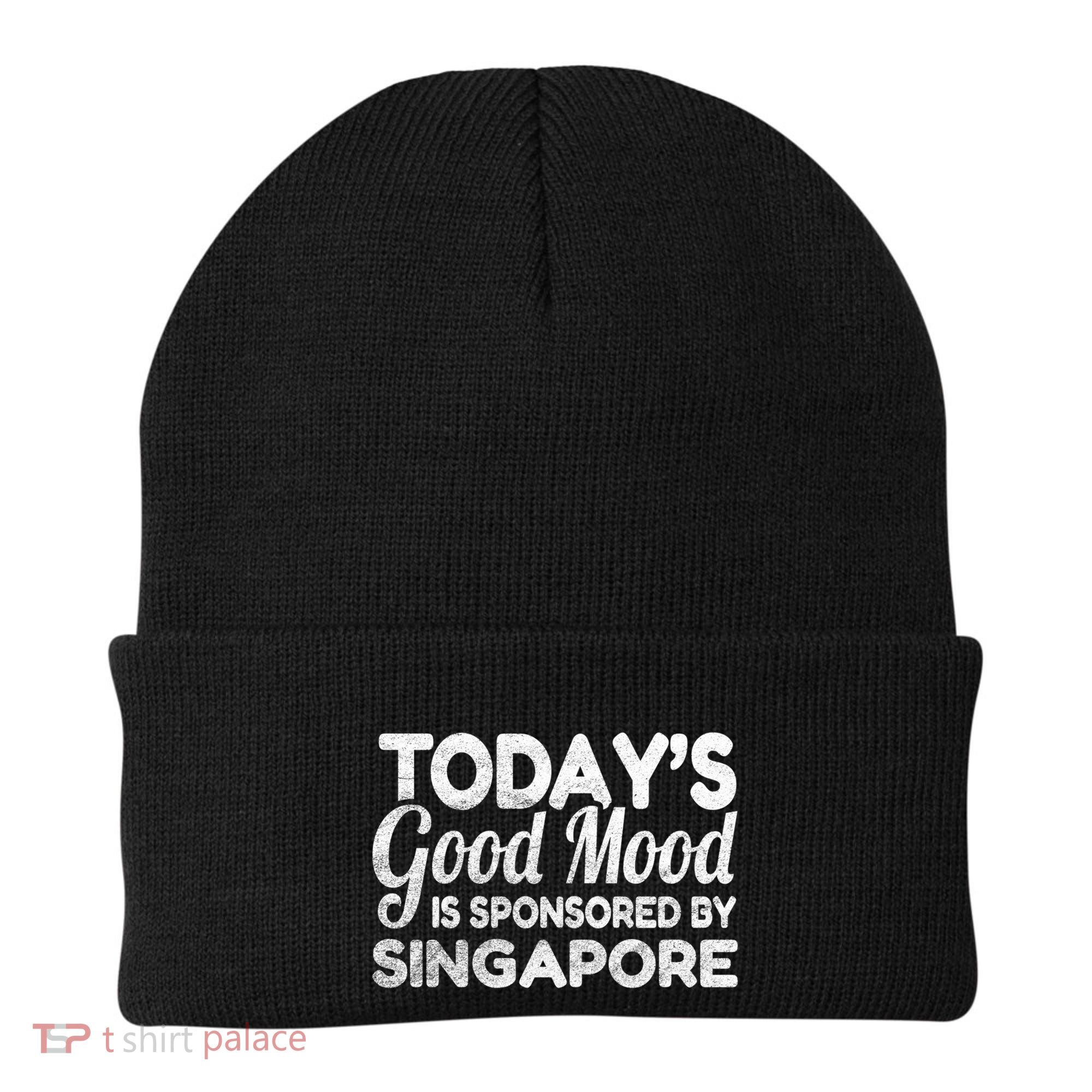 TodayS Good Mood Is Sponsored By Singapore Gift Beanie