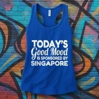 TodayS Good Mood Is Sponsored By Singapore Gift Women's Tank Top thumb 3