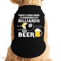 Today's Good Mood Sponsored By Billiards And Beer Gift For Father's Day Doggie Tank thumb 0