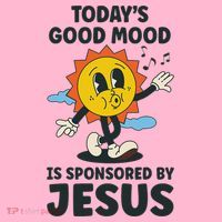 Today's Good Mood Is Sponsored By Jesus Funny Christian Coaster thumb 2