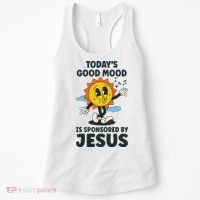 Today's Good Mood Is Sponsored By Jesus Funny Christian Women's Tank Top thumb 0