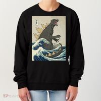 The Great Monster Off Kanagawa Team Wave Women's Sweatshirt thumb 0