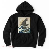 The Great Monster Off Kanagawa Team Wave Hoodie thumb 0