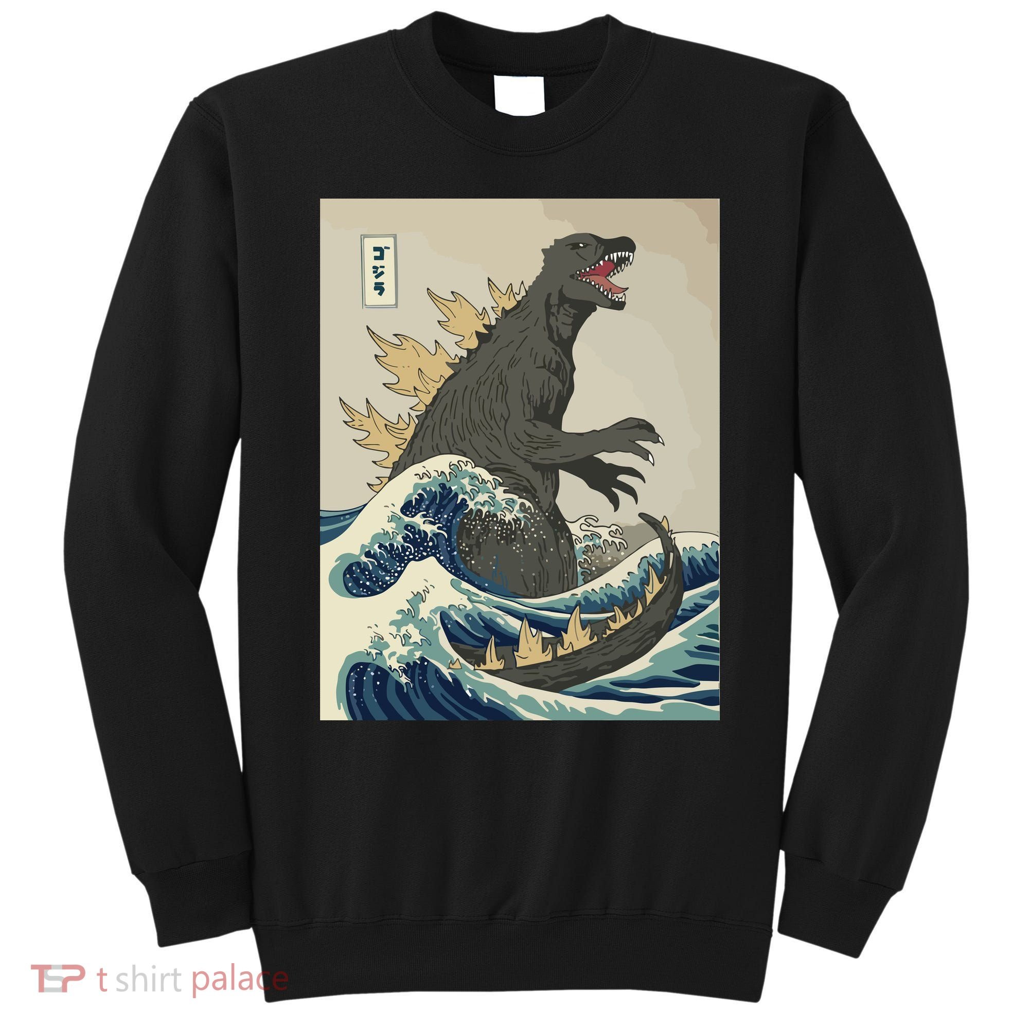 The Great Monster Off Kanagawa Team Wave Sweatshirt