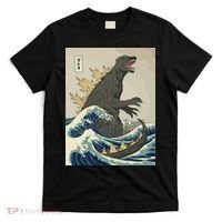 The Great Monster Off Kanagawa Team Wave T-Shirt thumb 0