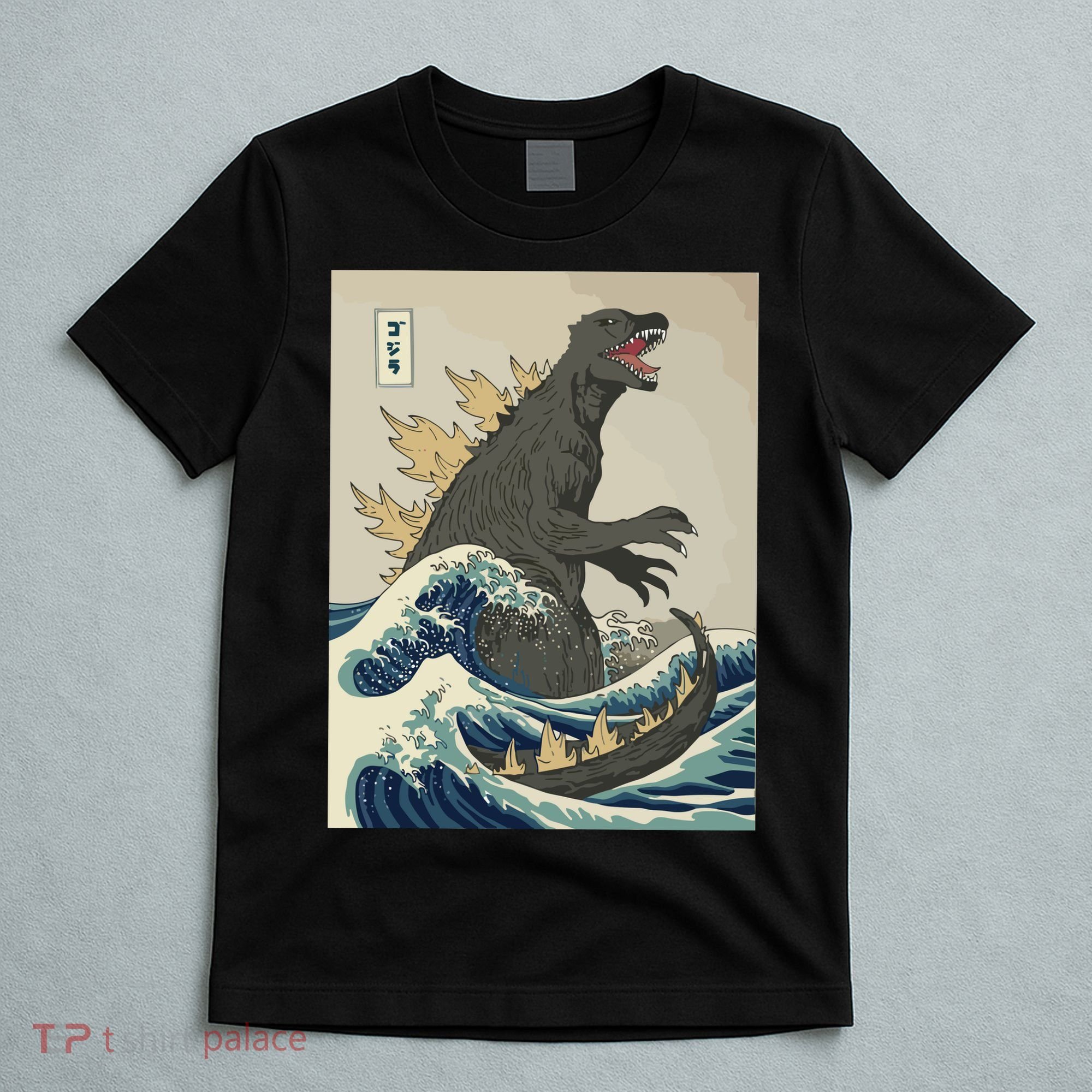 The Great Monster Off Kanagawa Team Wave T-Shirt