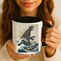 The Great Monster Off Kanagawa Team Wave Coffee Mug thumb 3