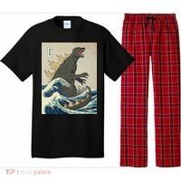 The Great Monster Off Kanagawa Team Wave Pajama Set thumb 0