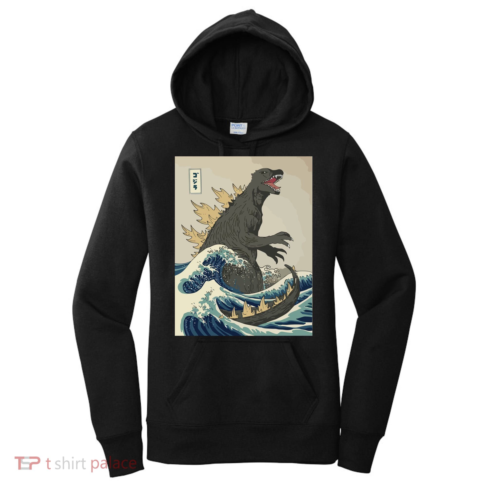 The Great Monster Off Kanagawa Team Wave Women's Hoodie