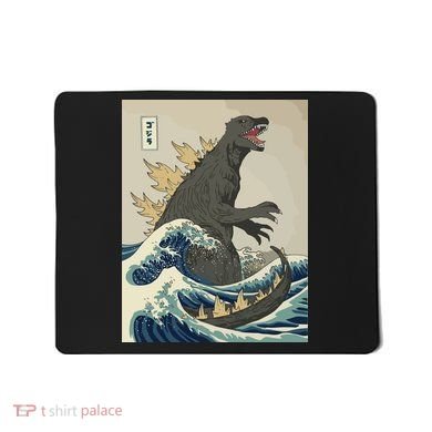 The Great Monster Off Kanagawa Team Wave Mousepad