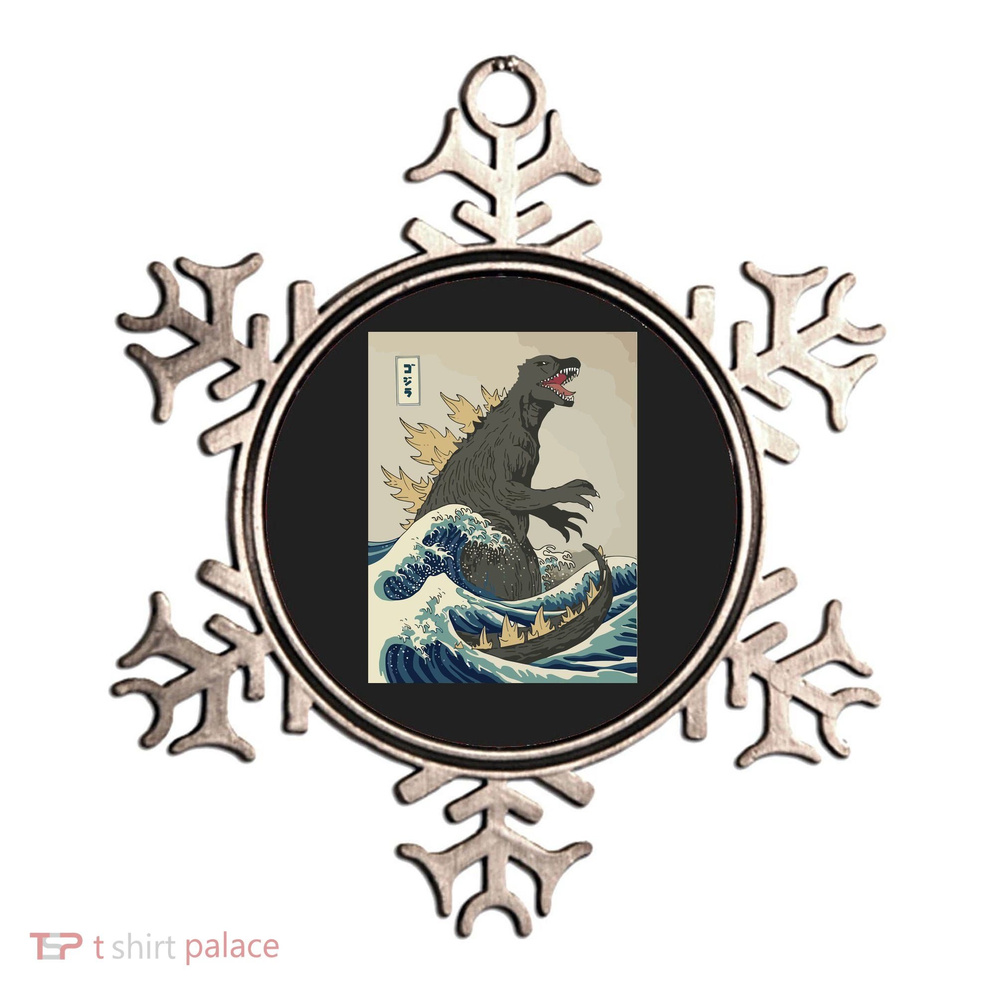 The Great Monster Off Kanagawa Team Wave Ornament