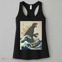The Great Monster Off Kanagawa Team Wave Women's Tank Top thumb 3