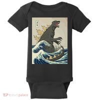 The Great Monster Off Kanagawa Team Wave Baby Bodysuit thumb 0