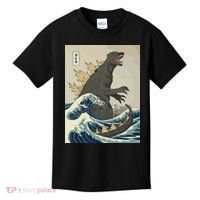 The Great Monster Off Kanagawa Team Wave Kids T-Shirt thumb 0