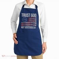 Trust God Not Government Anti Government Political Apron thumb 2