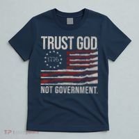 Trust God Not Government Anti Government Political T-Shirt thumb 5