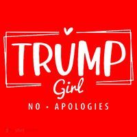 Trump Girl No Apologies Election 2024 T-Shirt thumb 7