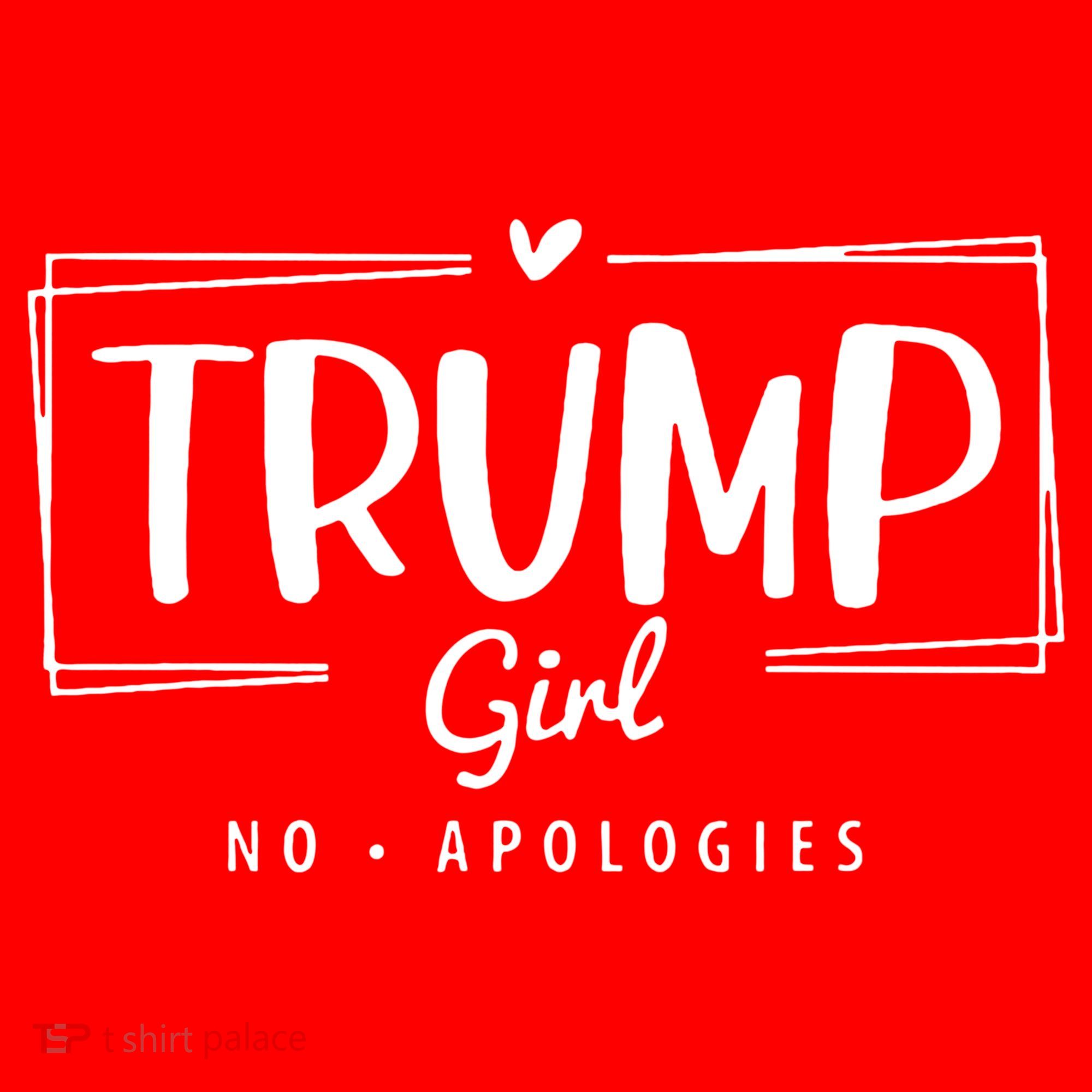 Trump Girl No Apologies Election 2024 Polo