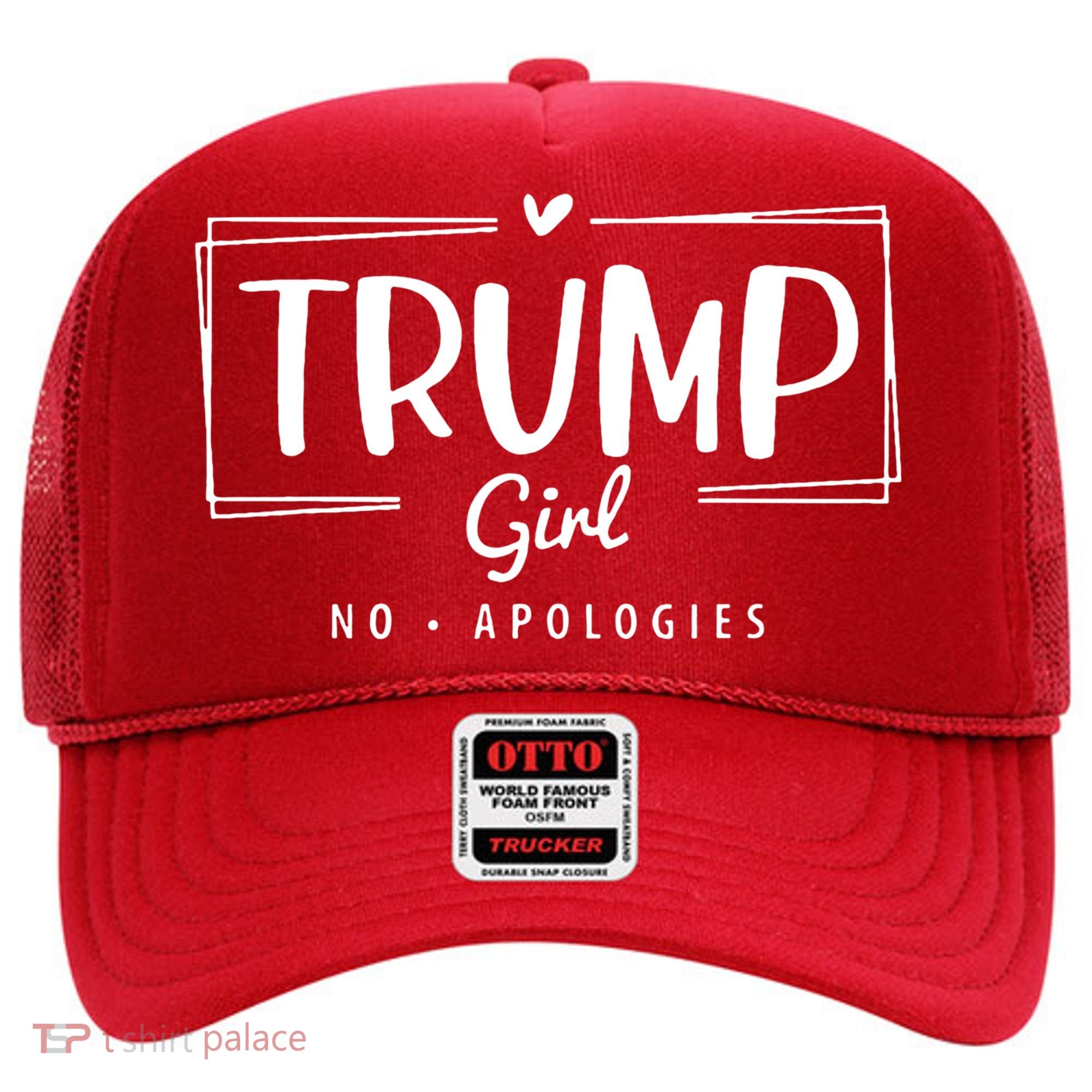 Trump Girl No Apologies Election 2024 Hat