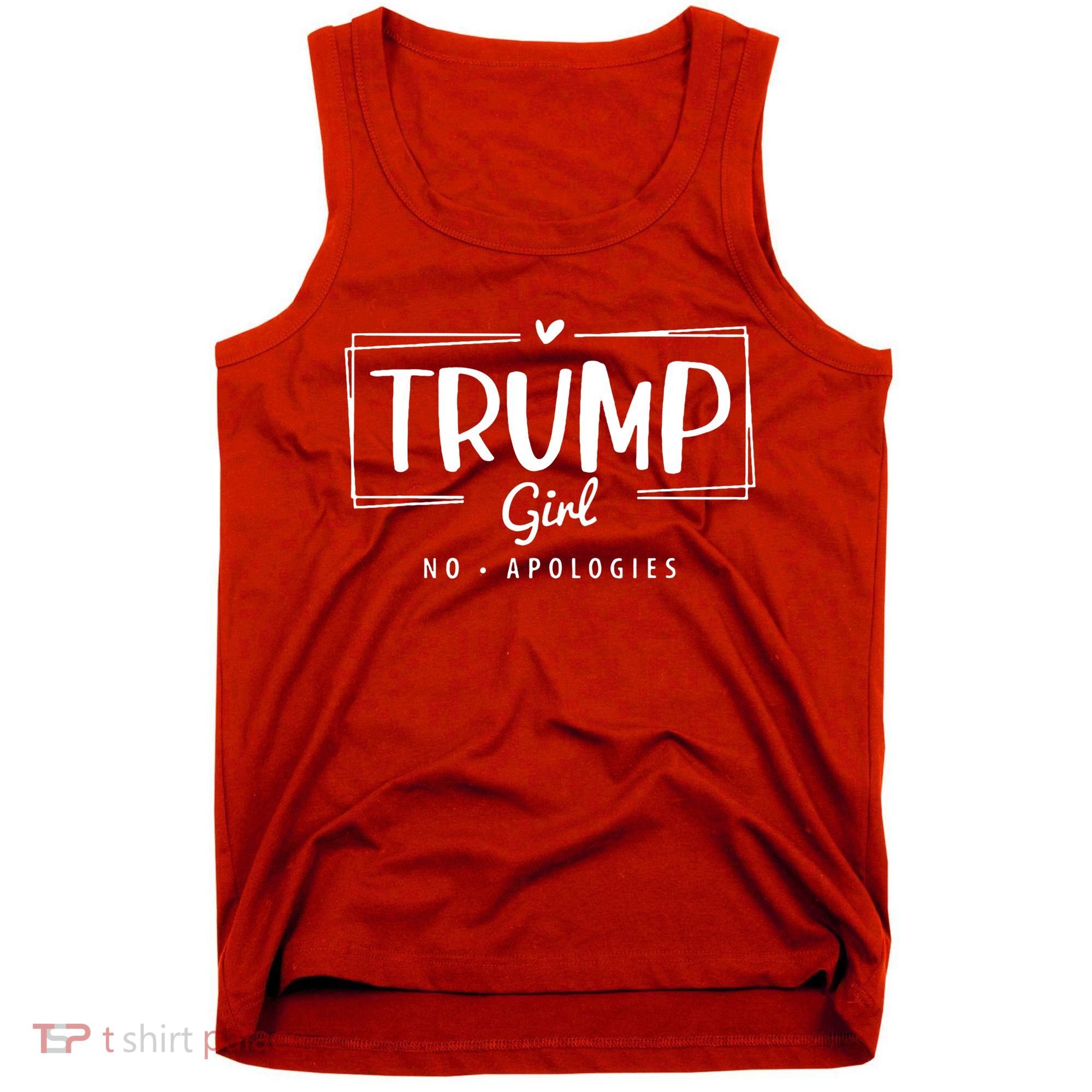 Trump Girl No Apologies Election 2024 Tank Top