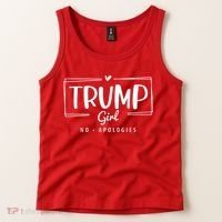Trump Girl No Apologies Election 2024 Tank Top thumb 2