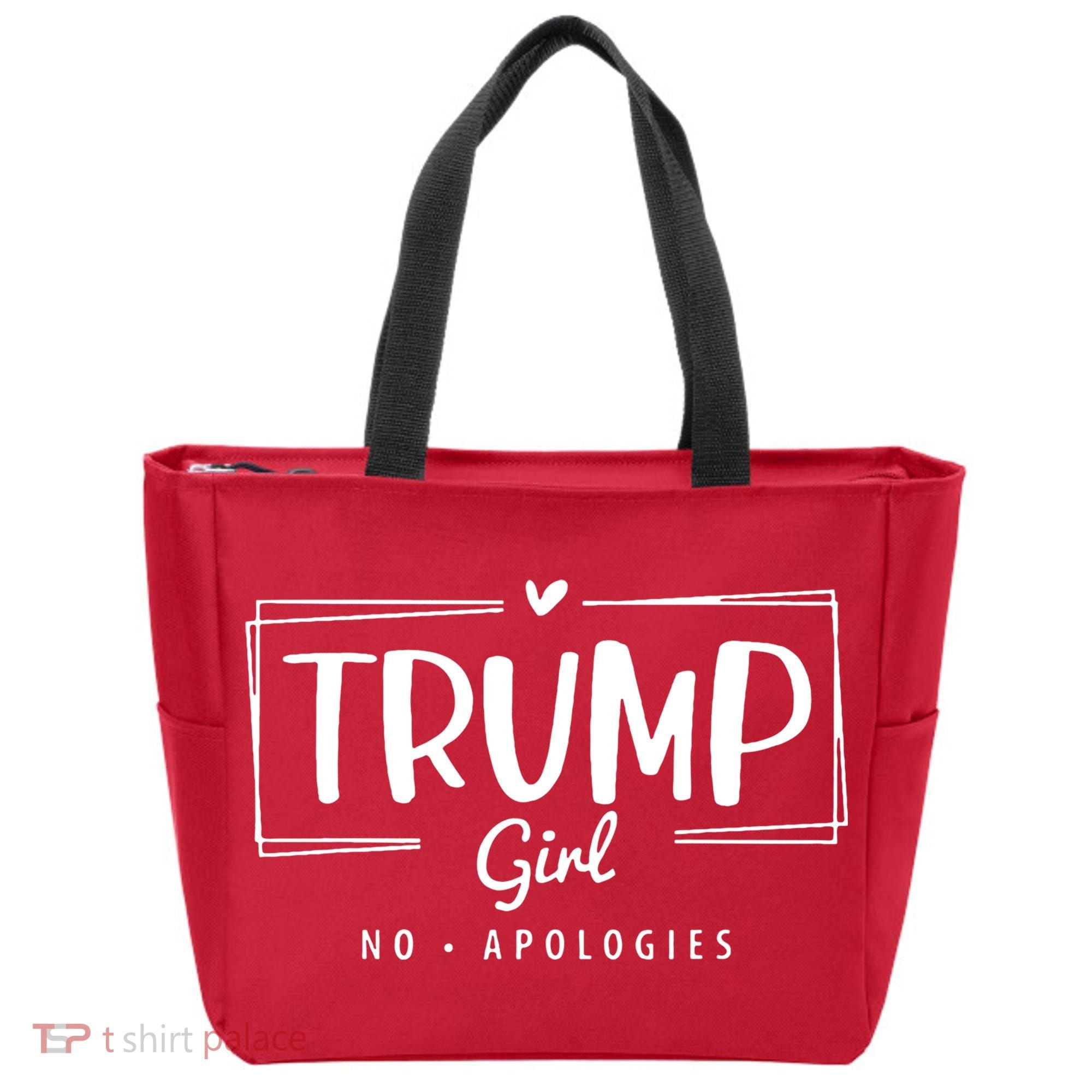 Trump Girl No Apologies Election 2024 Tote Bag
