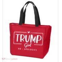 Trump Girl No Apologies Election 2024 Tote Bag thumb 3