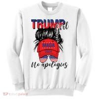 Trump Girl No Apologies Patriotic American Sweatshirt thumb 0