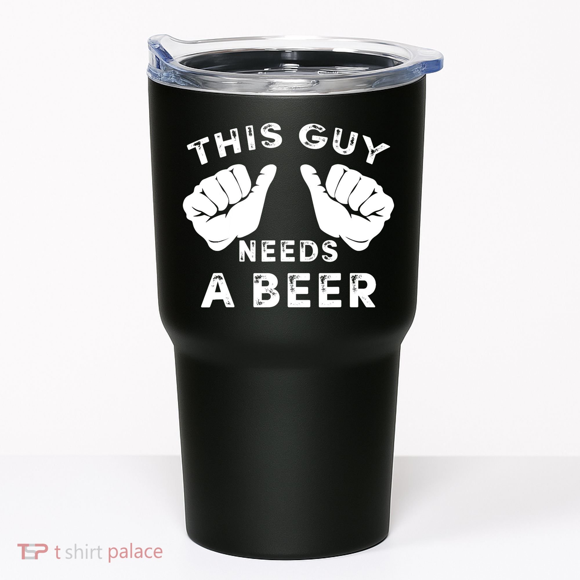 This Guy Needs A Beer - Funnys Drinking Gift Tee Tumbler