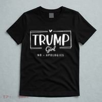 Trump Girl No Apologies Election 2024 T-Shirt thumb 5