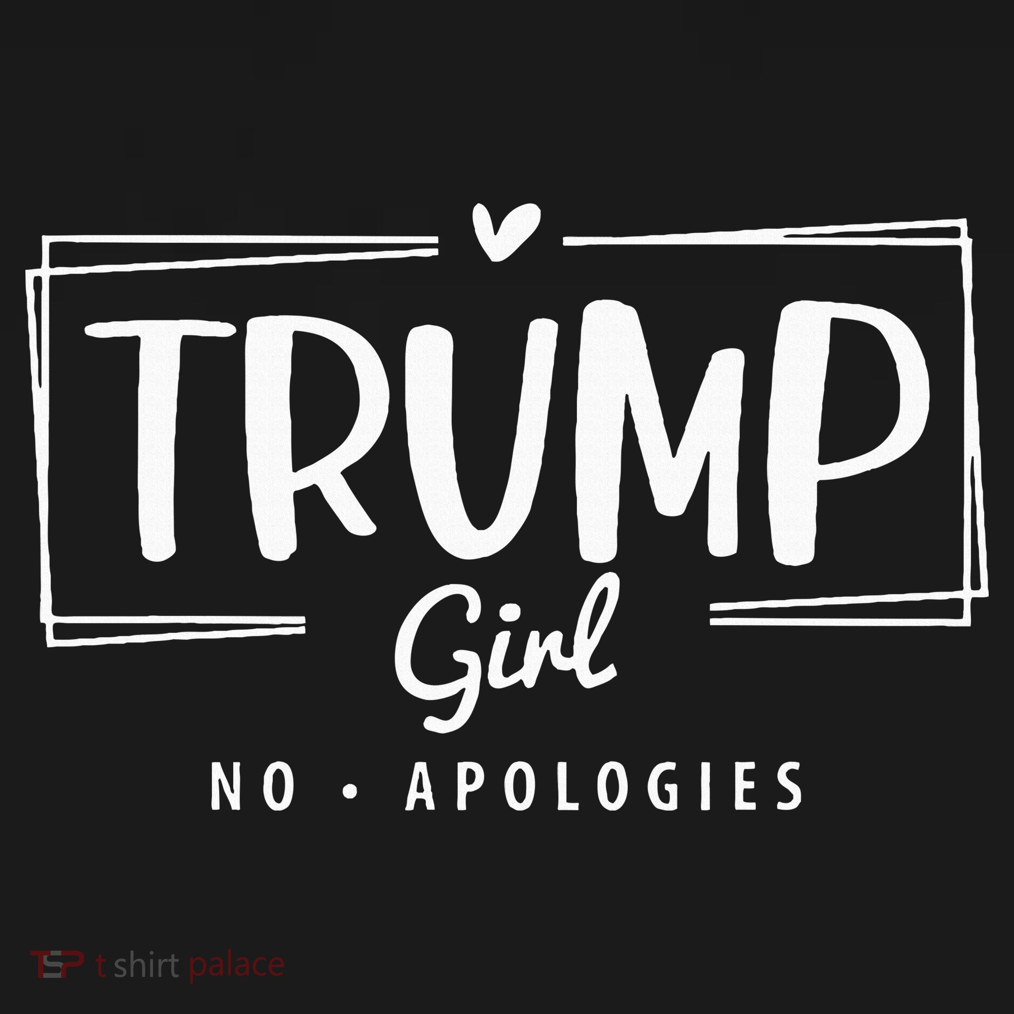 Trump Girl No Apologies Election 2024 T-Shirt