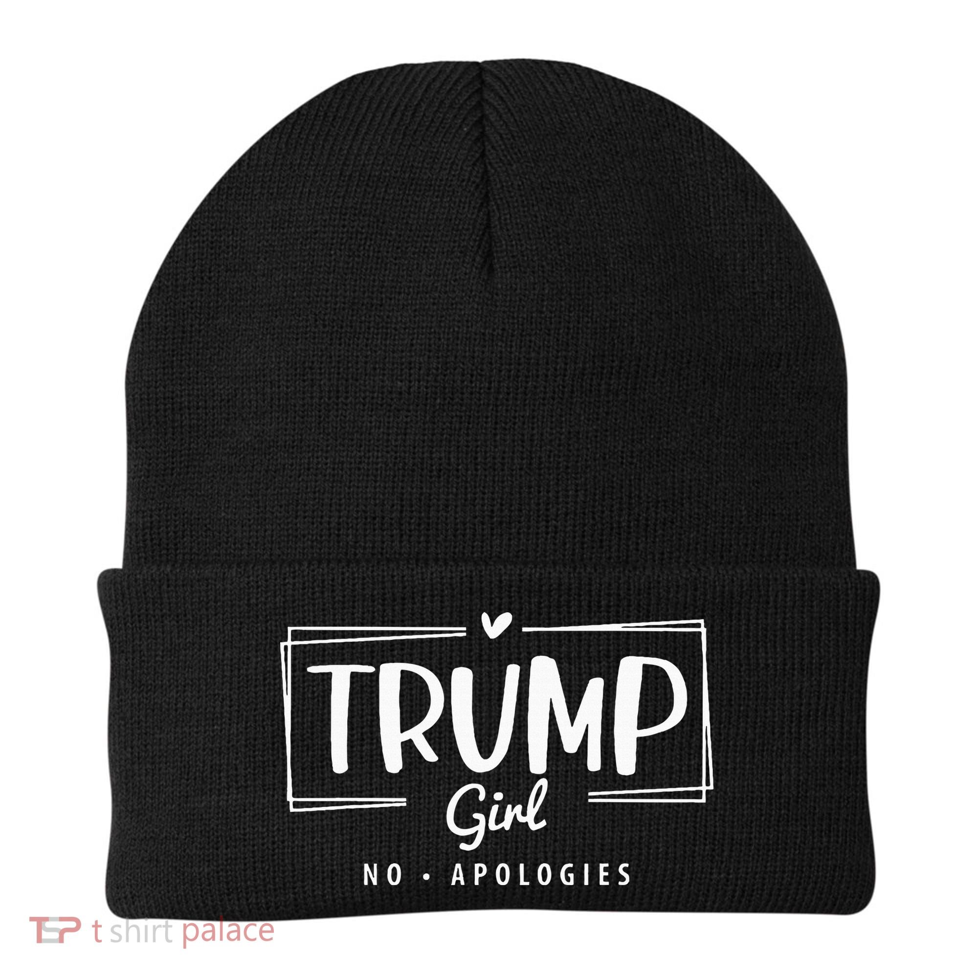 Trump Girl No Apologies Election 2024 Beanie
