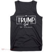 Trump Girl No Apologies Election 2024 Tank Top thumb 0