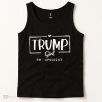 Trump Girl No Apologies Election 2024 Tank Top thumb 2