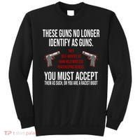 These Guns No Longer Identify As Guns Sweatshirt thumb 0