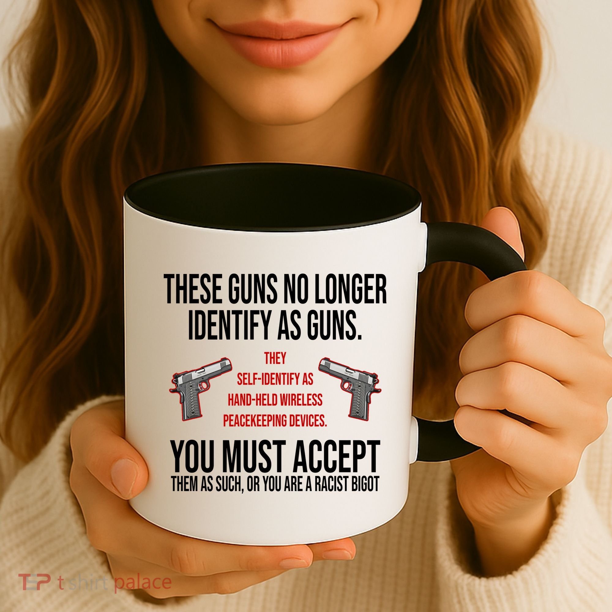These Guns No Longer Identify As Guns Coffee Mug