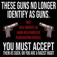 These Guns No Longer Identify As Guns Women's Tank Top thumb 5