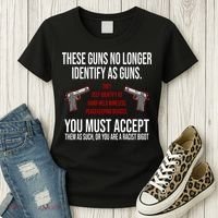 These Guns No Longer Identify As Guns Women's T-Shirt thumb 3