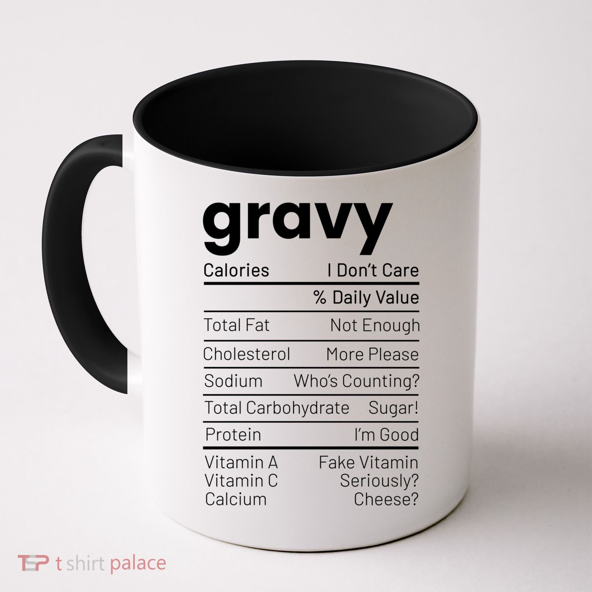 Turkey Gravy Nutrition Facts Thanksgiving Nutrition Facts Gift Coffee Mug