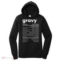 Turkey Gravy Nutrition Facts Thanksgiving Nutrition Facts Gift Women's Hoodie thumb 0