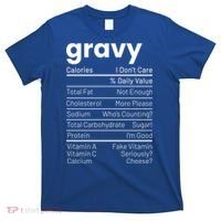 Turkey Gravy Nutrition Facts Thanksgiving Nutrition Facts Gift T-Shirt thumb 0
