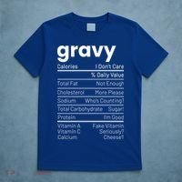 Turkey Gravy Nutrition Facts Thanksgiving Nutrition Facts Gift T-Shirt thumb 5