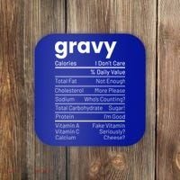 Turkey Gravy Nutrition Facts Thanksgiving Nutrition Facts Gift Coaster thumb 0