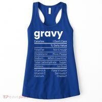 Turkey Gravy Nutrition Facts Thanksgiving Nutrition Facts Gift Women's Tank Top thumb 0